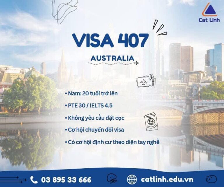 Visa 407 Diện Thực Tập và Làm việc tại Úc: Điều Kiện Thông Tin Cần Biết