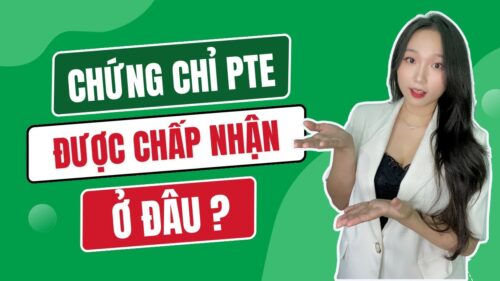 Các trường đại học Việt Nam chấp nhận chứng chỉ PTE